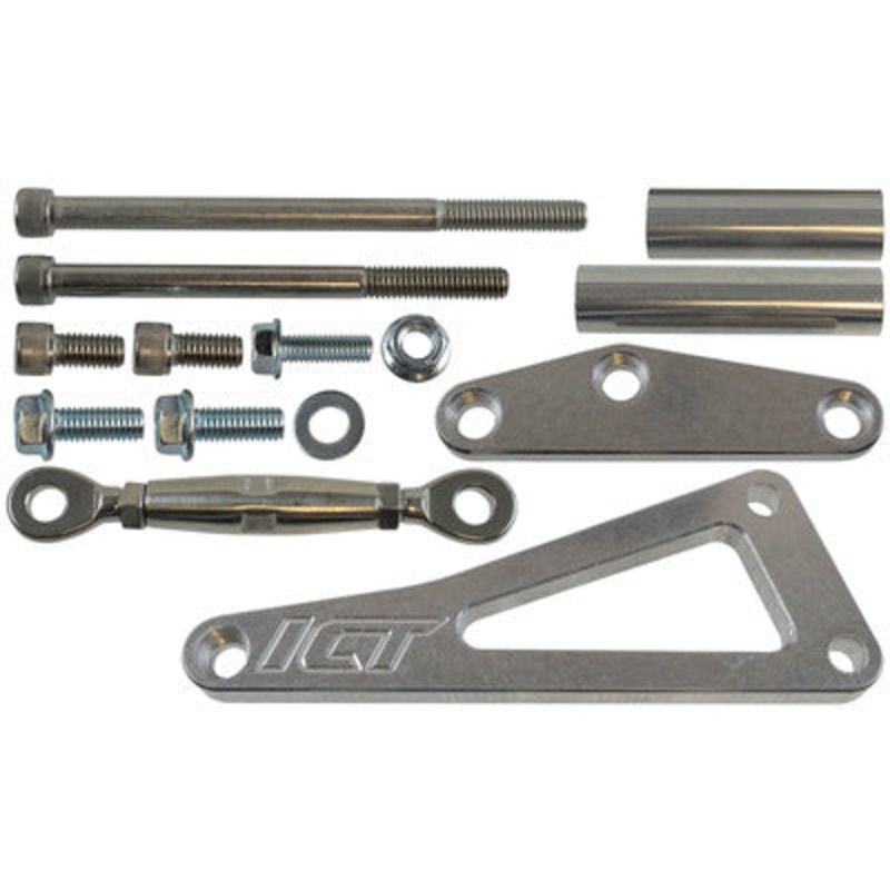 ICT Billet BBC Billet Alternator Bracket for Long Water Pump