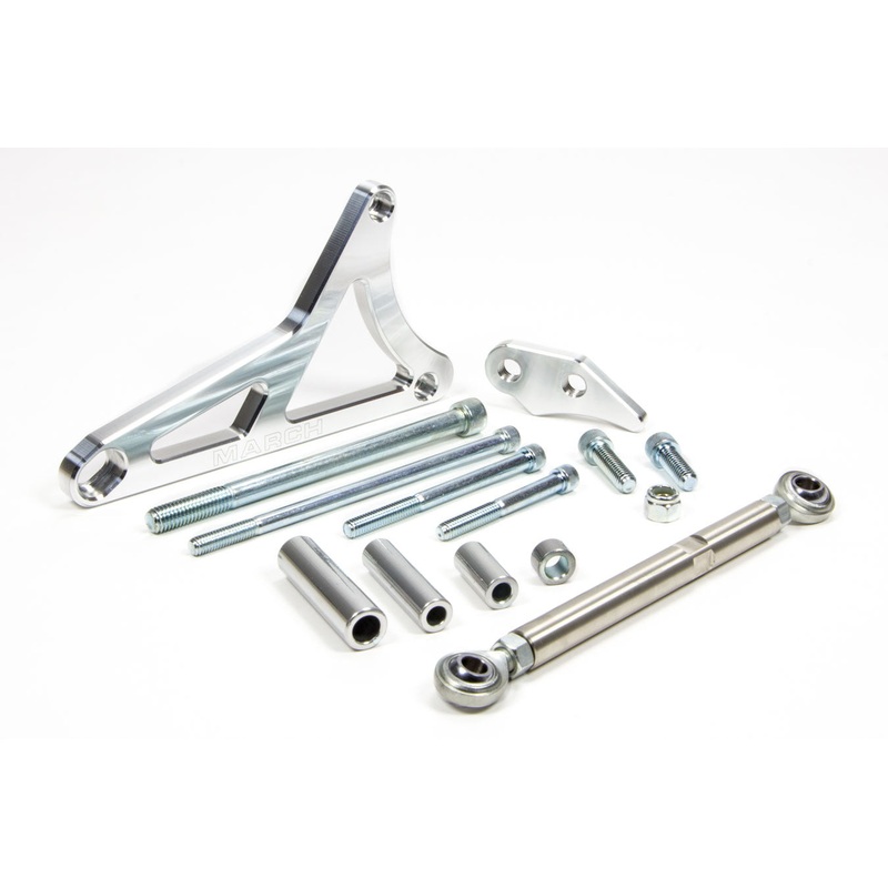 March Performance Ford 351 Alternator Bracket w/Tensioner