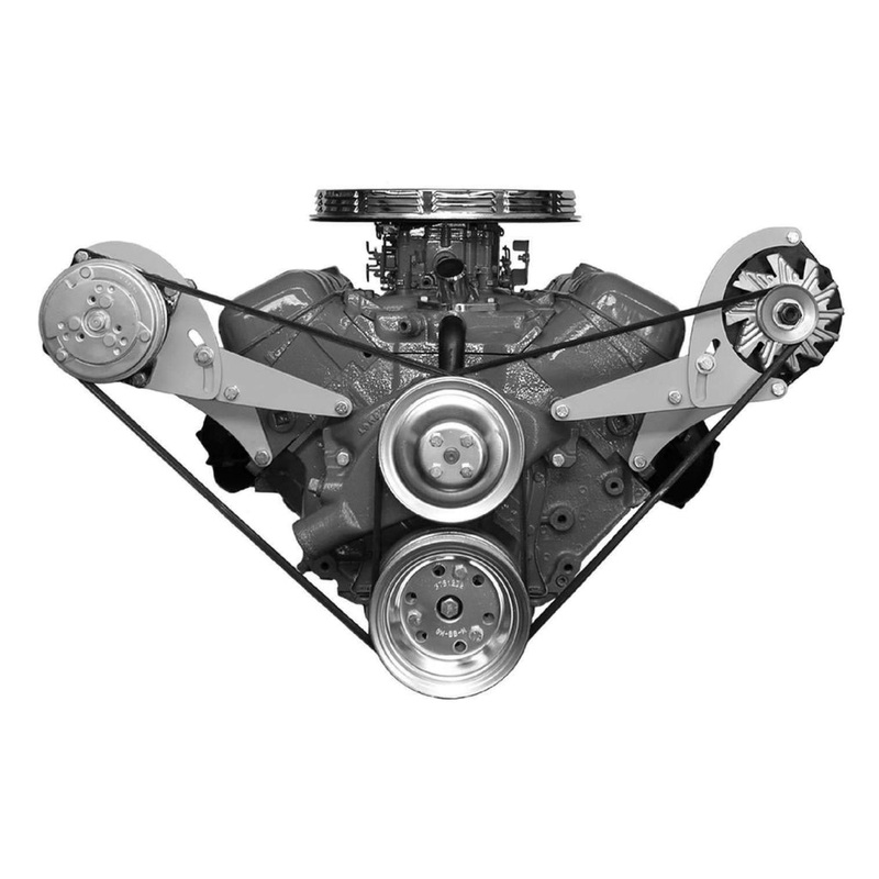 Alan Grove Components Alternator Bracket BBC Short Pump Low Profile Vette/Camaro