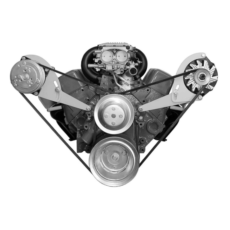 Alan Grove Components Alternator Bracket SBC LWP Driver Side Low Profile