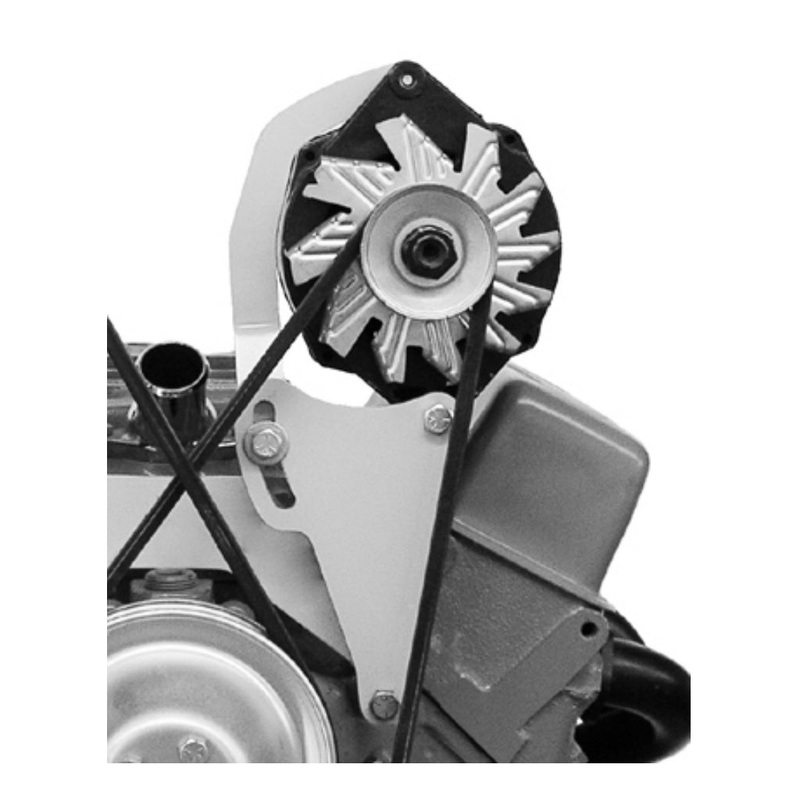 Alan Grove Components Alternator Bracket SBC Short Pump Driver Side High Mount