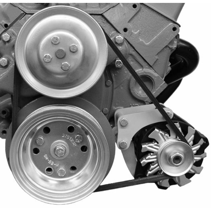 Alan Grove Components SBC SWP Low Mount Alternator Bracket