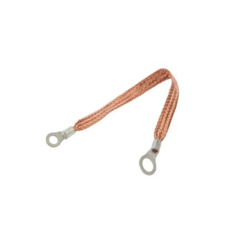 Allstar Braided Copper Ground Strap 9"