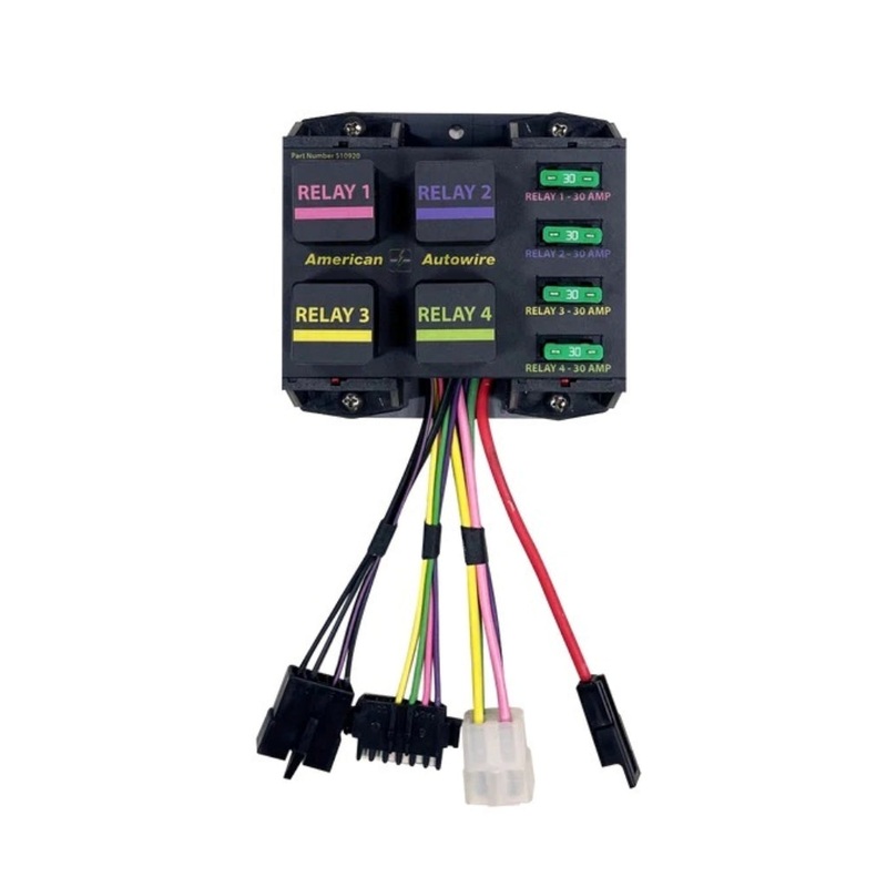 American Autowire Relay Panel (4 Relays)