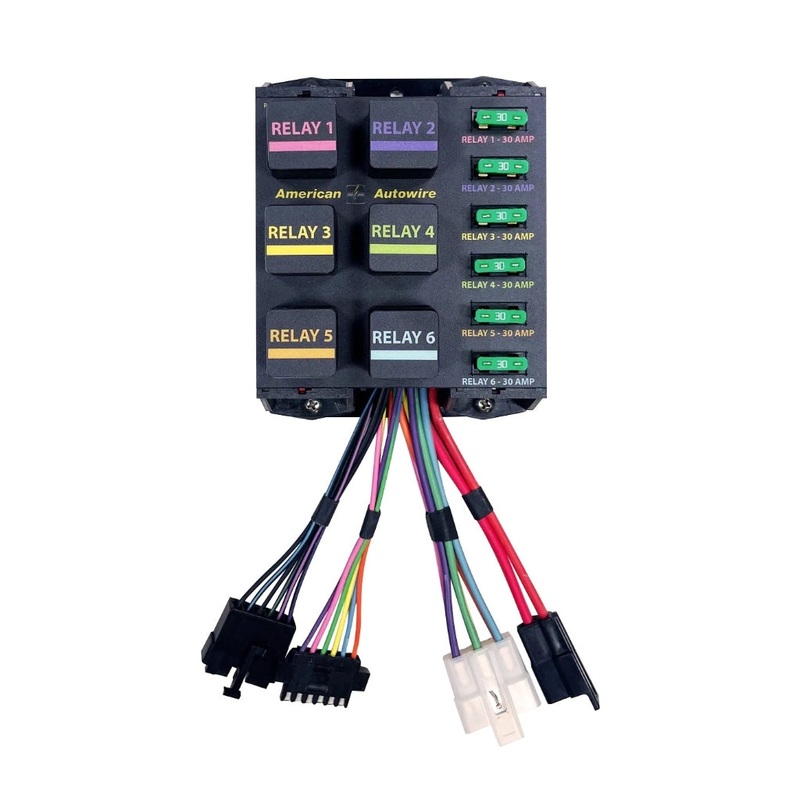 American Autowire Relay Panel (6 Relays)