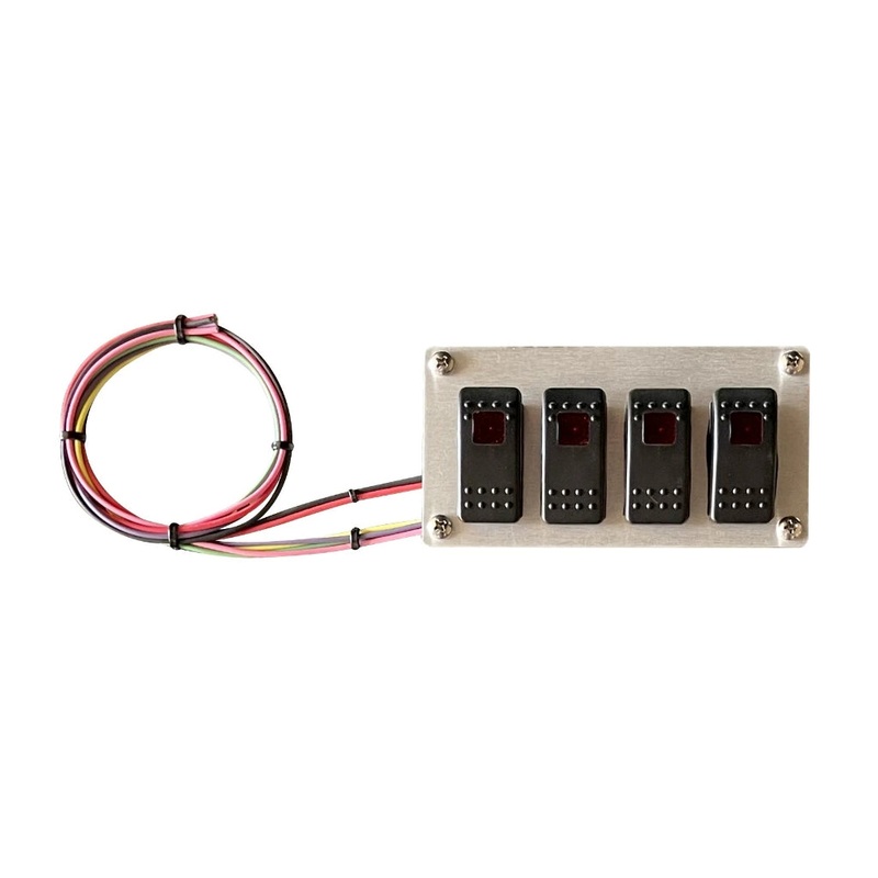 American Autowire Rocker Switch Panel 510919 (4 Switches)