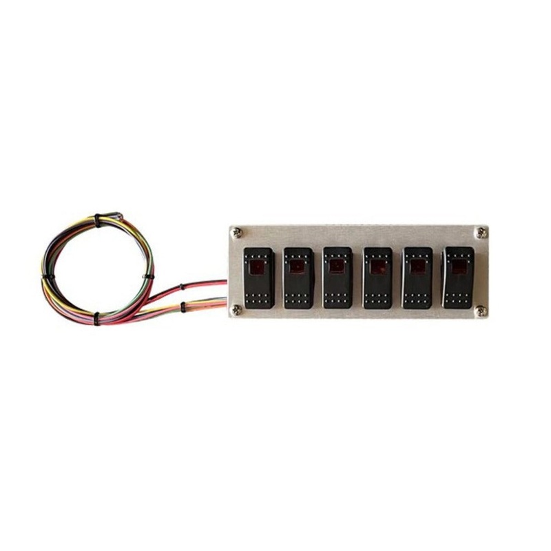 American Autowire Rocker Switch Panel 510921 (6 Switches)