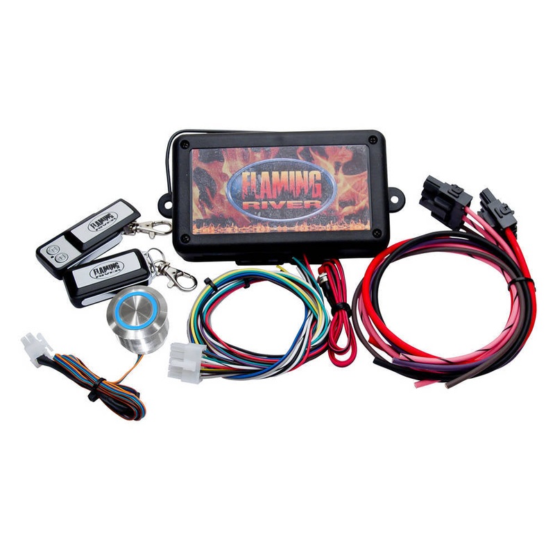 Flaming River FR60004 Programmable Keyless Ignition Dash Mount