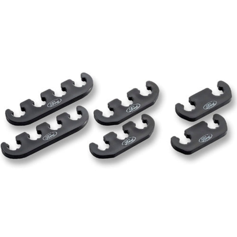 Ford Performance Spark Plug Wire Dividers Black (6pk)