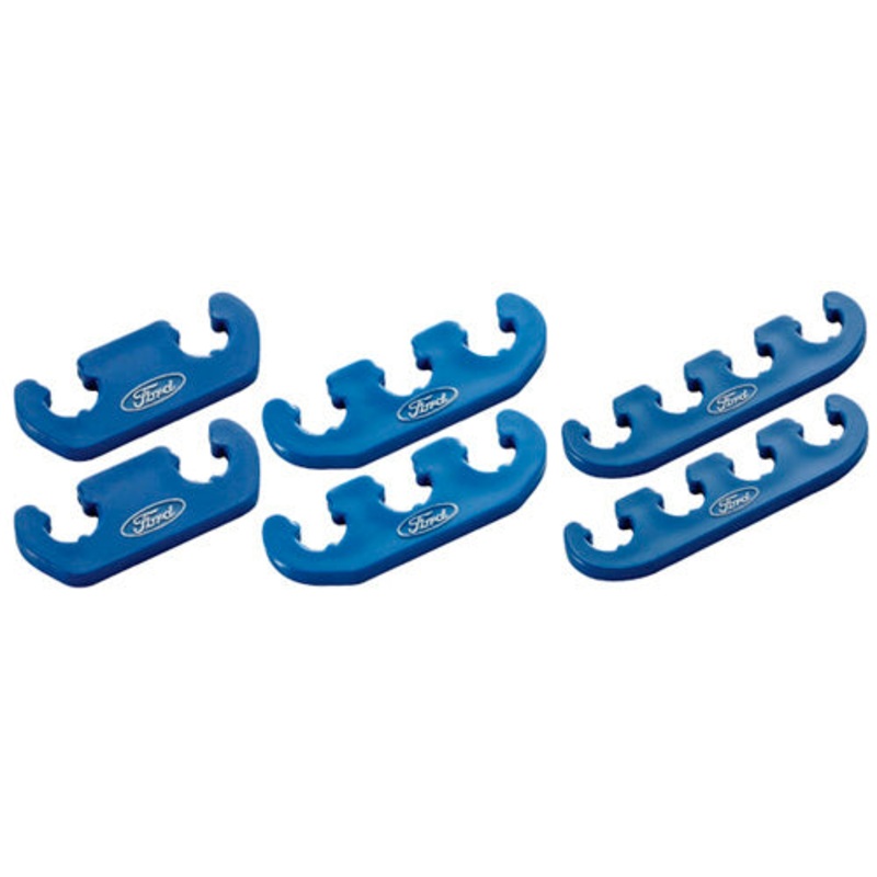 Ford Performance Spark Plug Wire Dividers Blue (6pk)