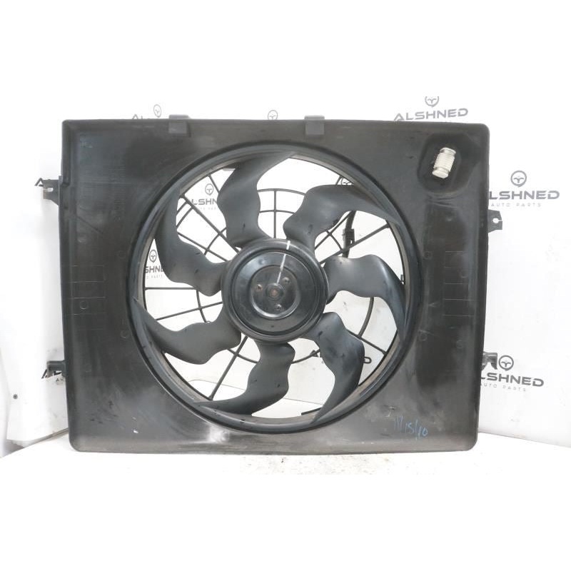 09-14 Hyundai Sonata GLS 2.4L LH Radiator Cooling Fan Motor Assy 25380-3Q170 OEM