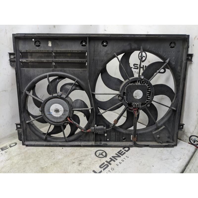 10-17 Volkswagen CC 2.0L Dual Radiator Cooling Fan Motor Assy 1K0-121-205-AJ OEM